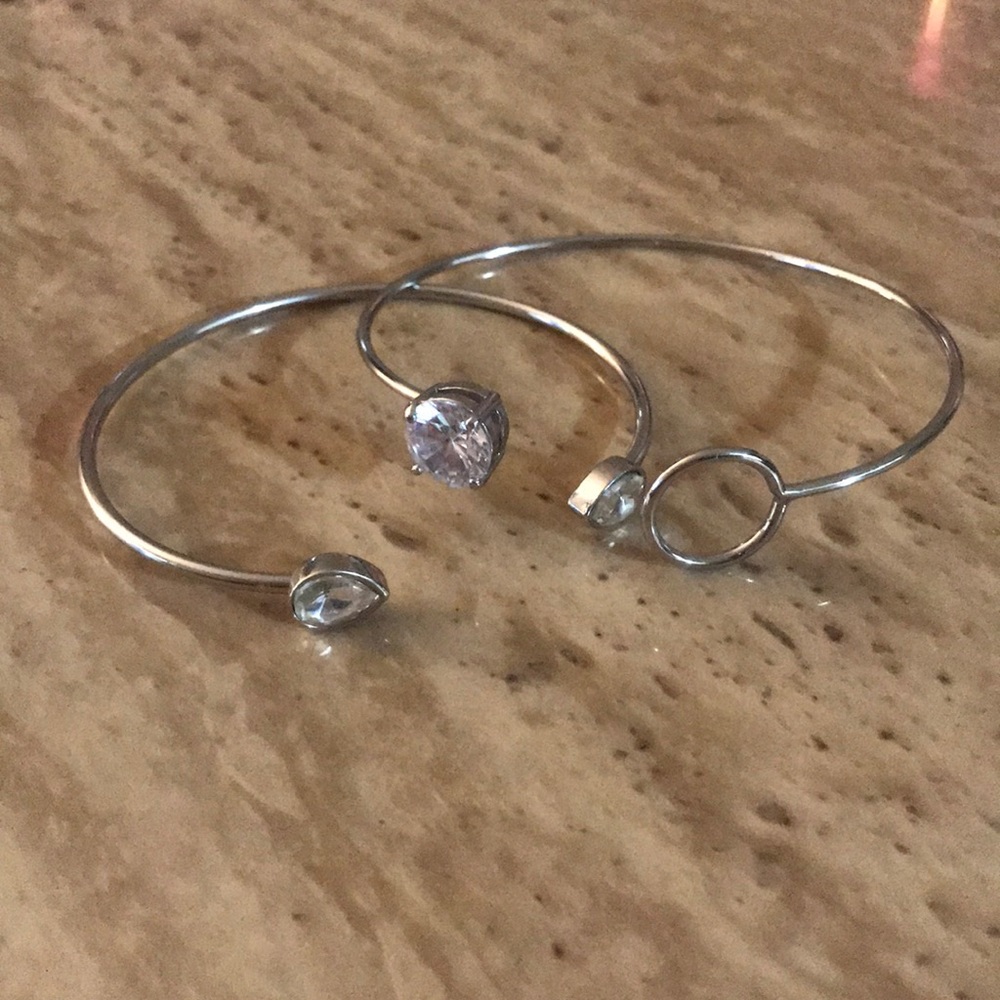 Silver Open Bracelets
